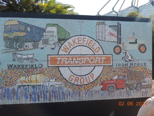 Mosaik in Merbein about Transport-Company